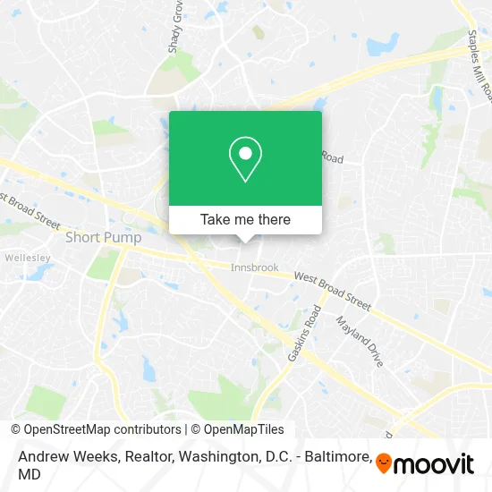 Andrew Weeks, Realtor map