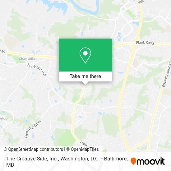 The Creative Side, Inc. map