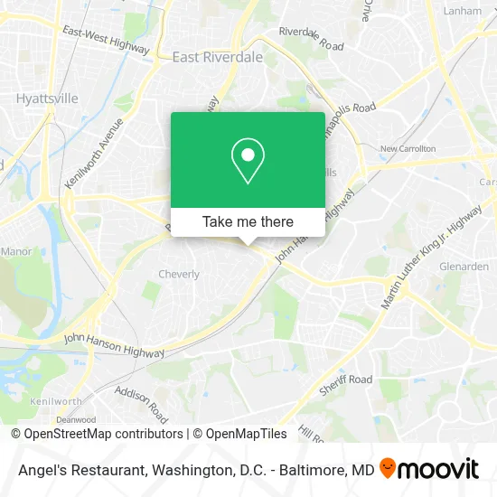 Angel's Restaurant map