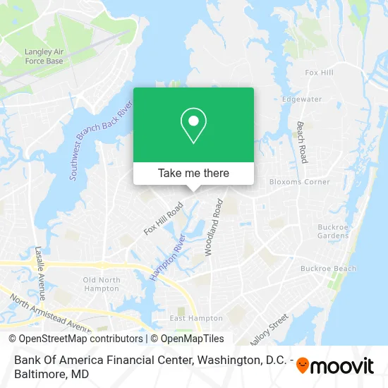 Bank Of America Financial Center map