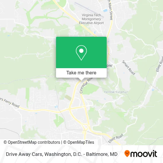 Drive Away Cars map