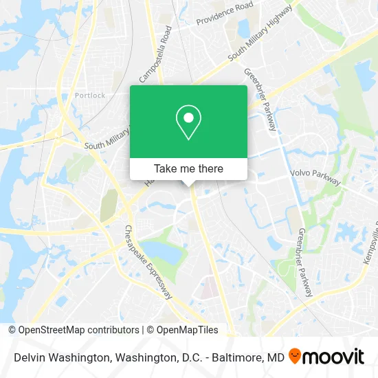 Delvin Washington map