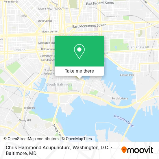 Chris Hammond Acupuncture map