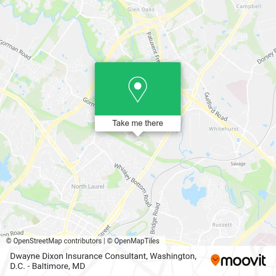 Dwayne Dixon Insurance Consultant map