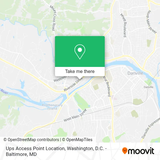 Ups Access Point Location map