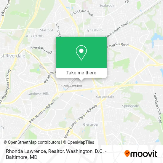 Rhonda Lawrence, Realtor map