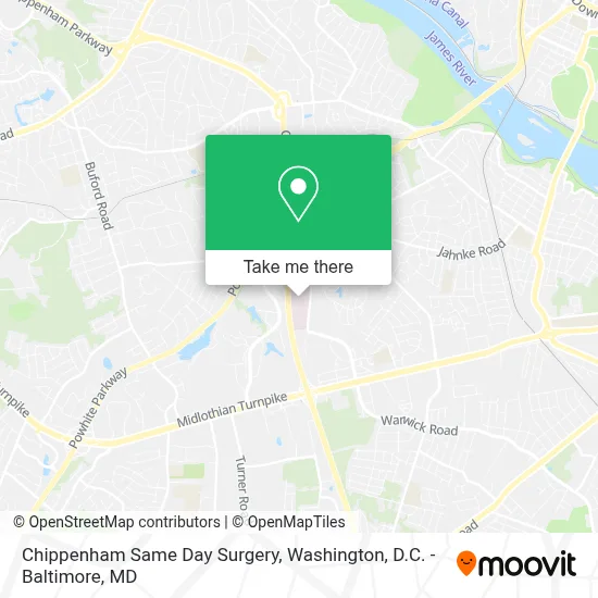 Chippenham Same Day Surgery map