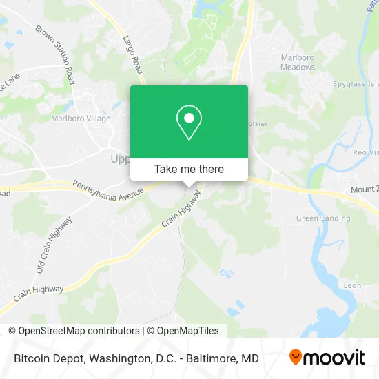 Bitcoin Depot map