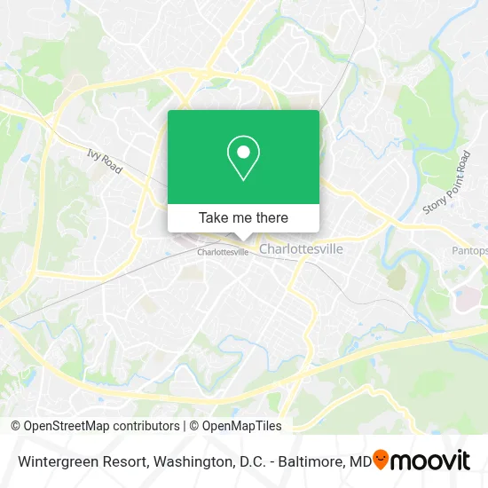 Wintergreen Resort map