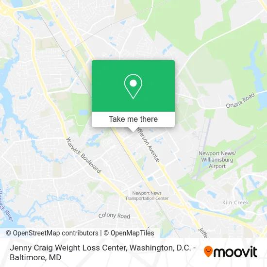 Jenny Craig Weight Loss Center map