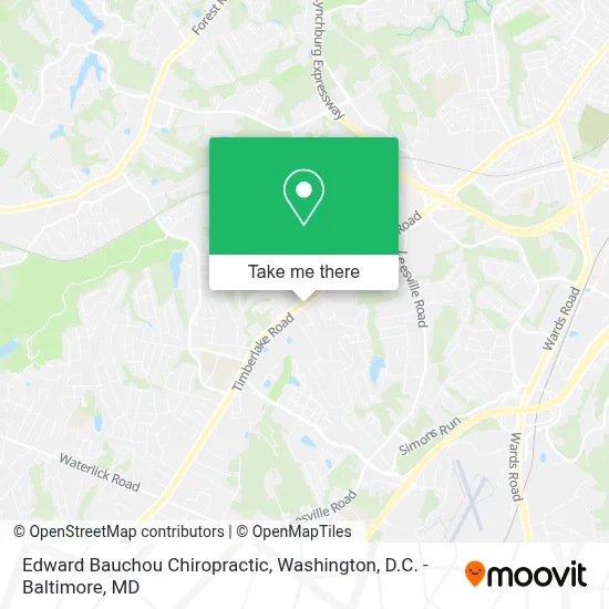 Edward Bauchou Chiropractic map