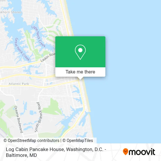 Log Cabin Pancake House map
