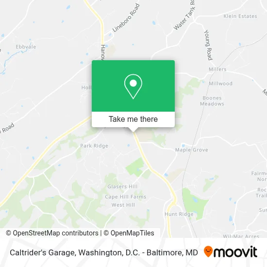 Caltrider's Garage map