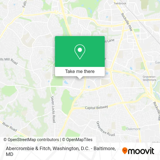 Abercrombie & Fitch map
