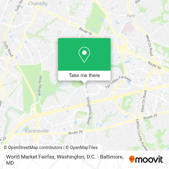 World Market Fairfax map