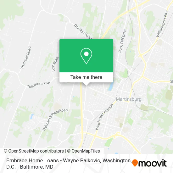 Embrace Home Loans - Wayne Palkovic map