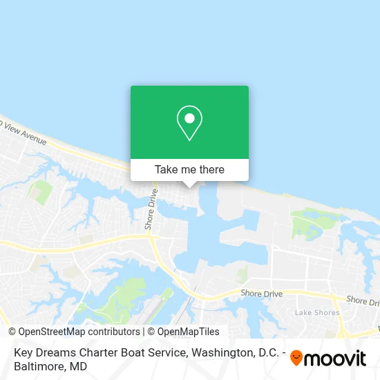 Key Dreams Charter Boat Service map