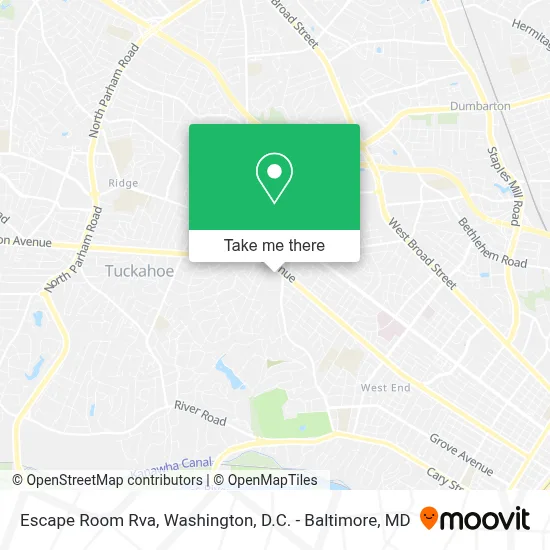 Escape Room Rva map