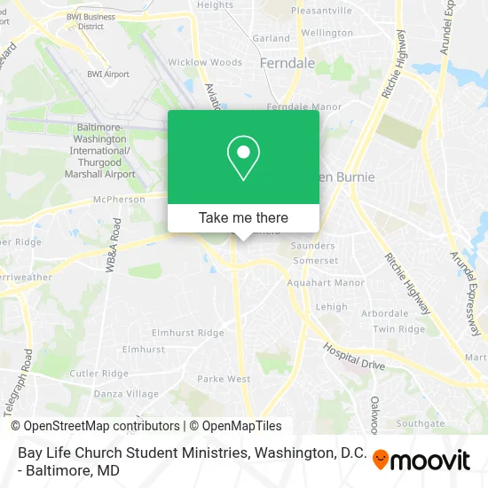 Bay Life Church Student Ministries map