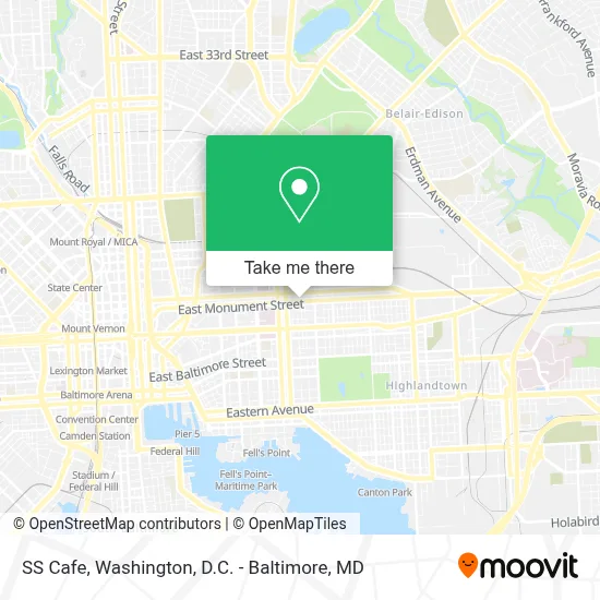 SS Cafe map