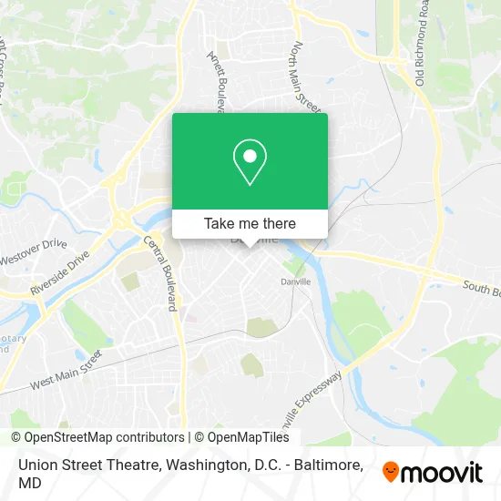 Union Street Theatre map