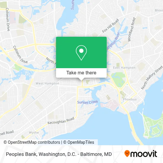 Peoples Bank map
