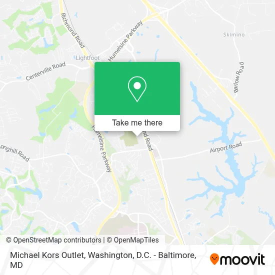 Michael Kors Outlet map