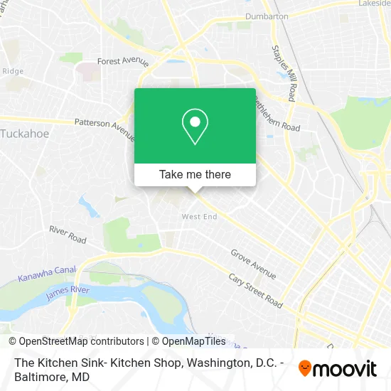 The Kitchen Sink- Kitchen Shop map