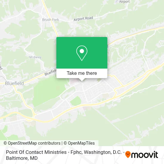 Point Of Contact Ministries - Fphc map