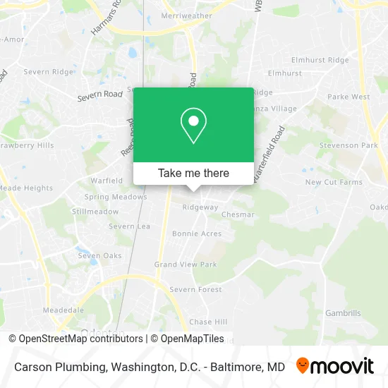 Carson Plumbing map
