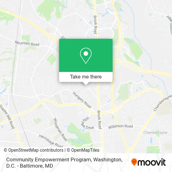 Community Empowerment Program map