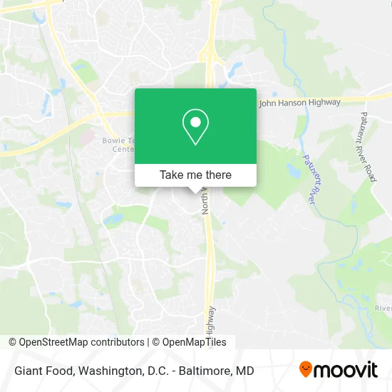 Giant Food map
