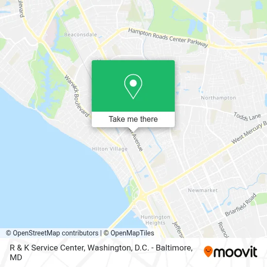 R & K Service Center map