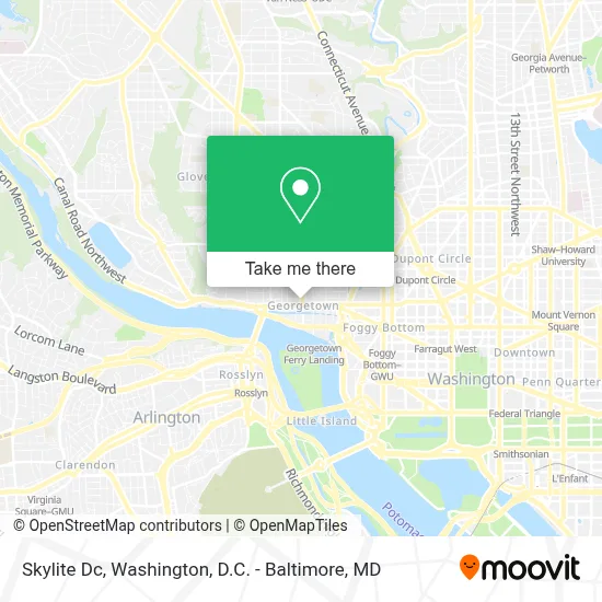 Skylite Dc map