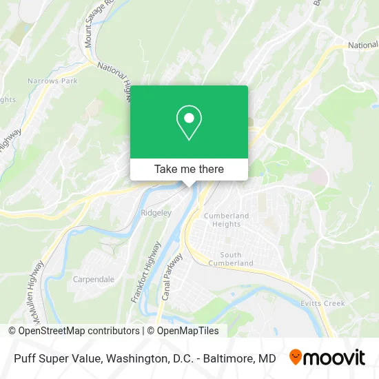 Puff Super Value map