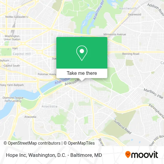 Hope Inc map