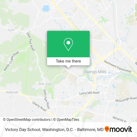 Victory Day School map