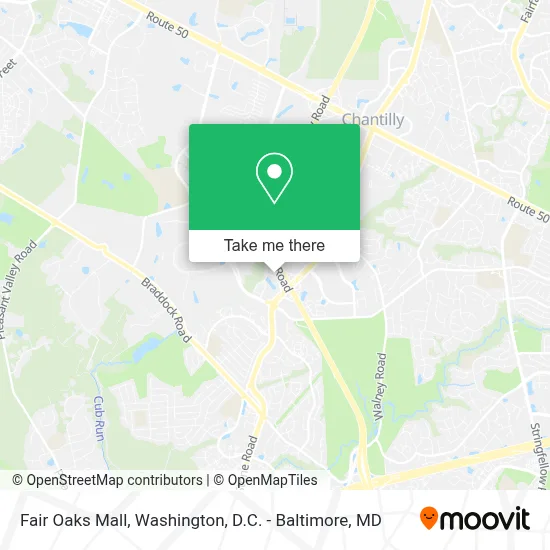 Fair Oaks Mall map