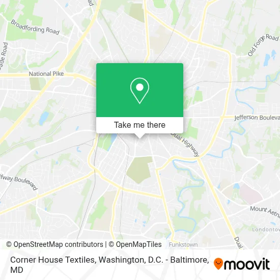 Corner House Textiles map