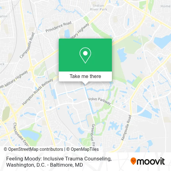 Feeling Moody: Inclusive Trauma Counseling map