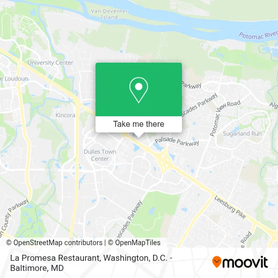 La Promesa Restaurant map
