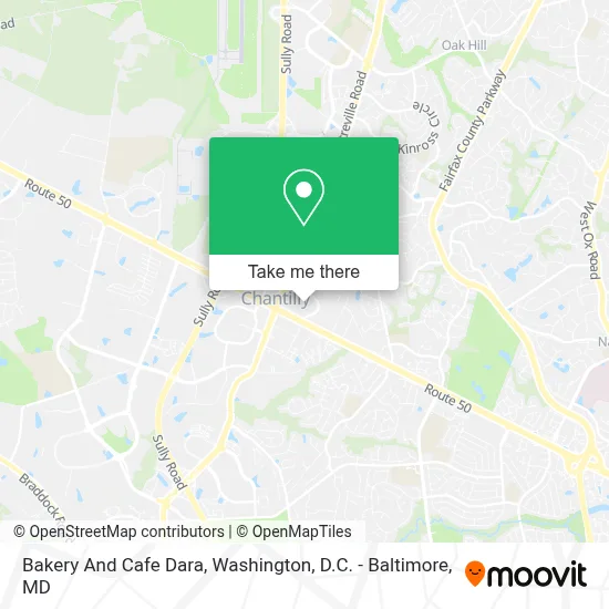 Bakery And Cafe Dara map