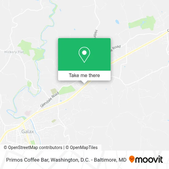 Primos Coffee Bar map
