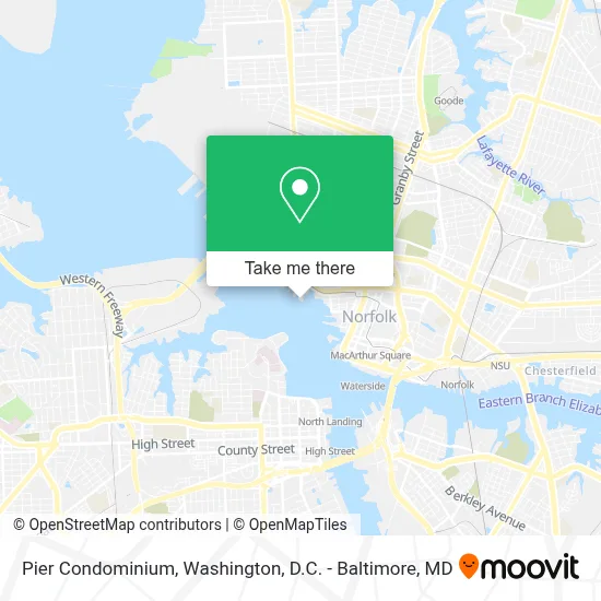 Pier Condominium map