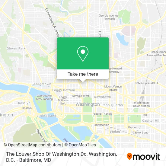 The Louver Shop Of Washington Dc map