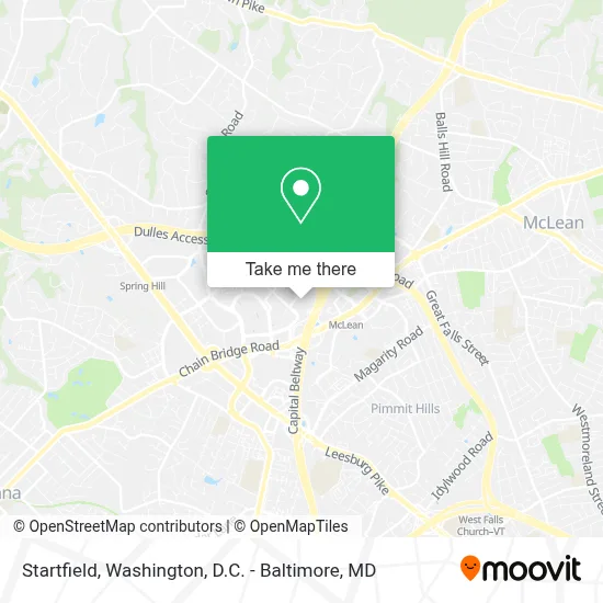 Startfield map