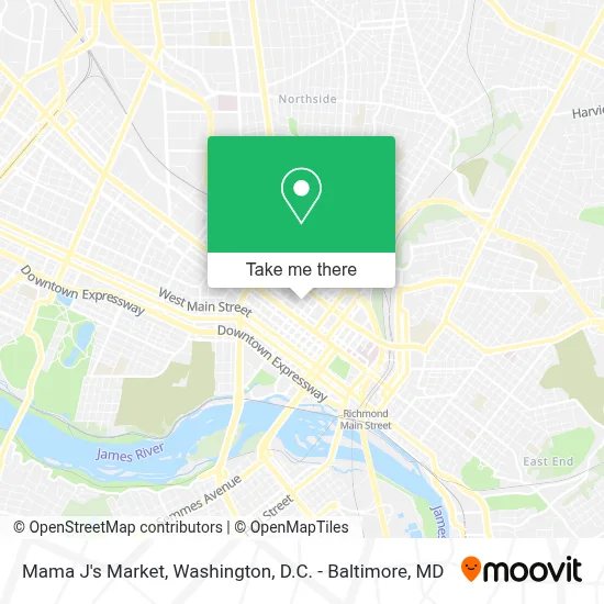 Mama J's Market map