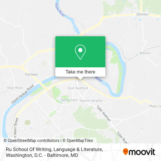 Ru School Of Writing, Language & Literature map