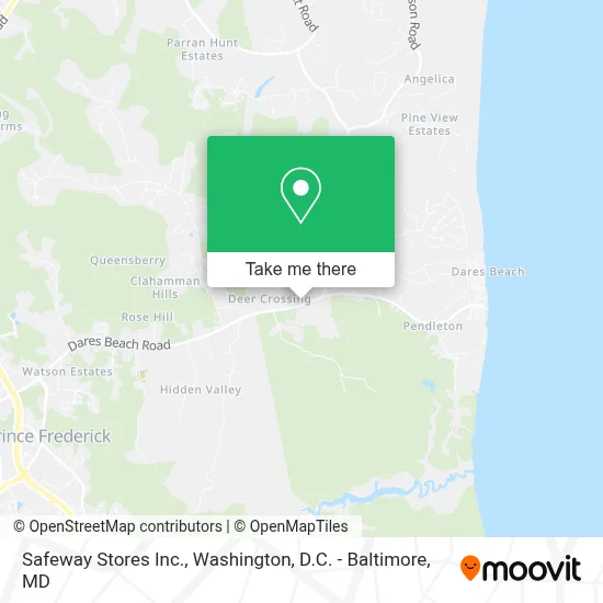 Safeway Stores Inc. map