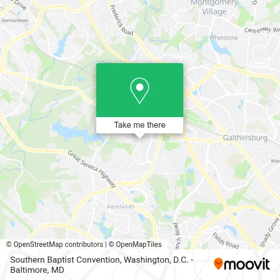 Southern Baptist Convention map